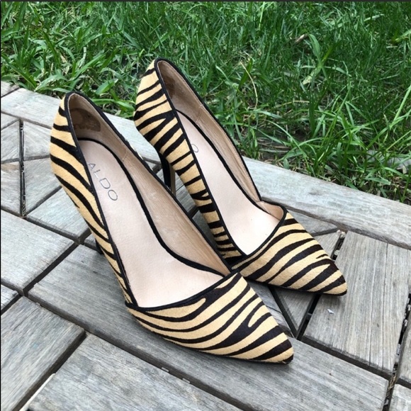 Aldo Shoes - Aldo Animal Print Pointy Heel Size 39